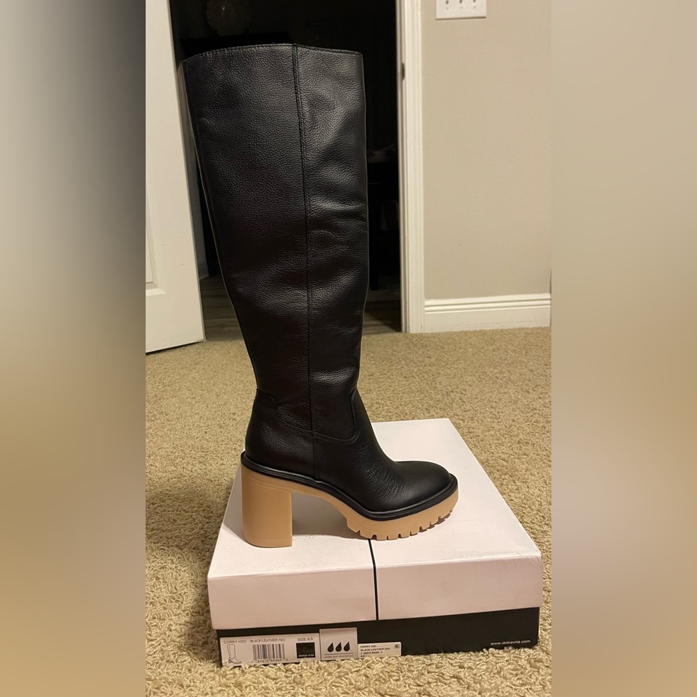 Black Dolce Vita knee boots